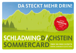 Schladming Sommercard