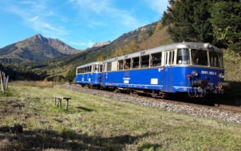 Railway line to the Erzberg